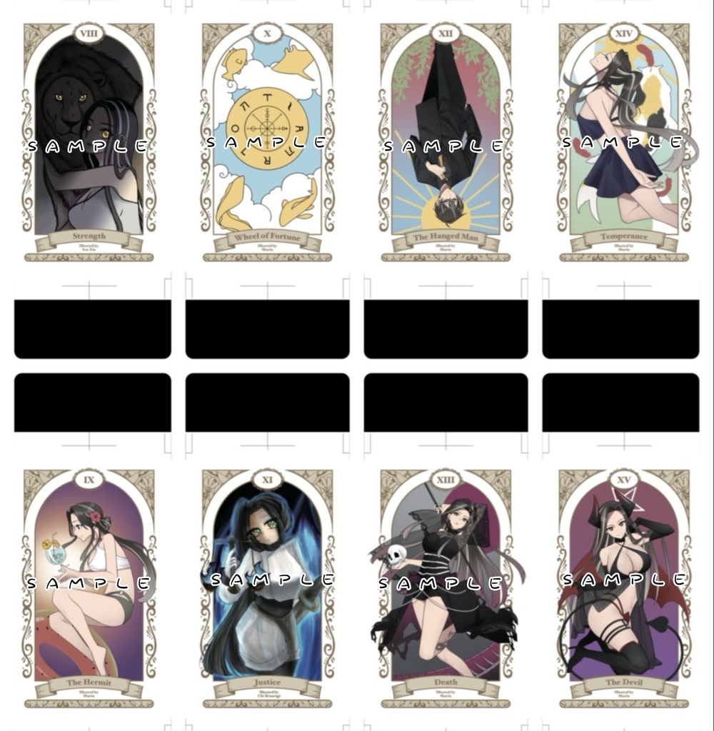 【受注生産】九紋竜 恋・総描きおろしタロットカード!