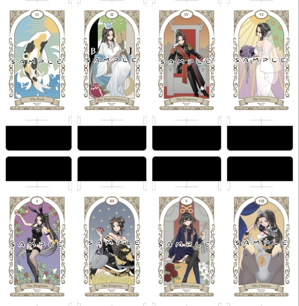 【受注生産】九紋竜 恋・総描きおろしタロットカード!