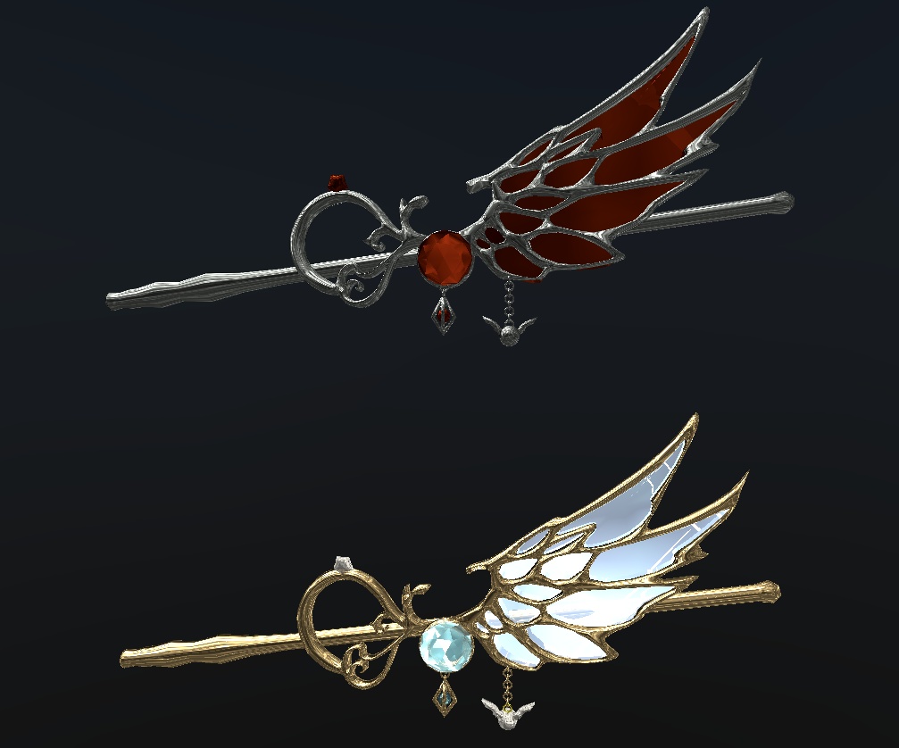 。゚+Angel Wing Hairpin+゚。【天使ヘアピン】【MA対応】