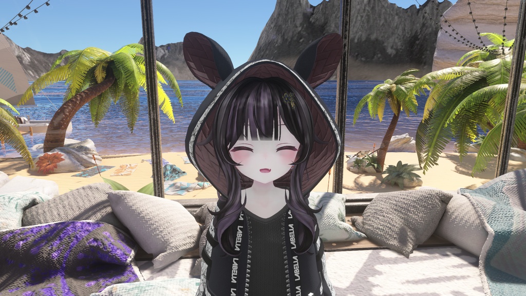 桜のヘアピン - cherry blossom hairpin -【無料】【Modular Avatar対応/UnlitWF Shader】