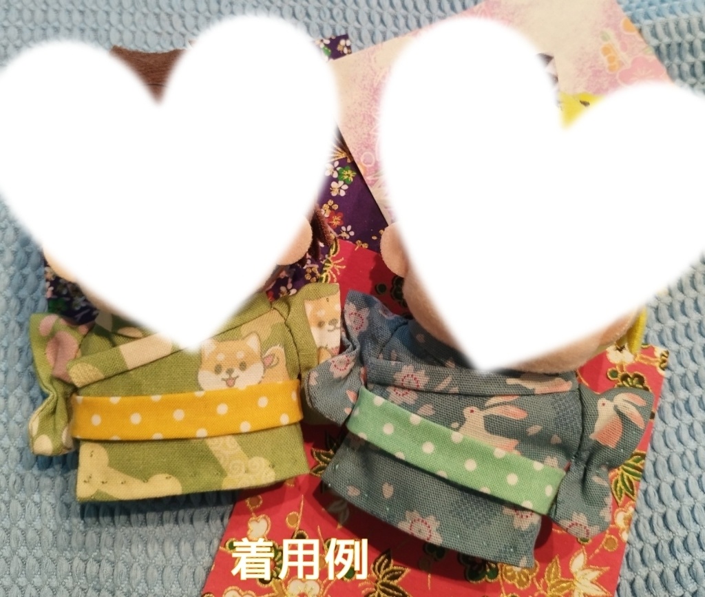 ぬい服(浴衣と帯セット)