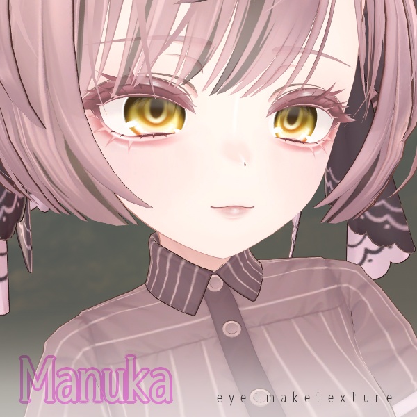 【3アバター対応】stare eyes texture+make