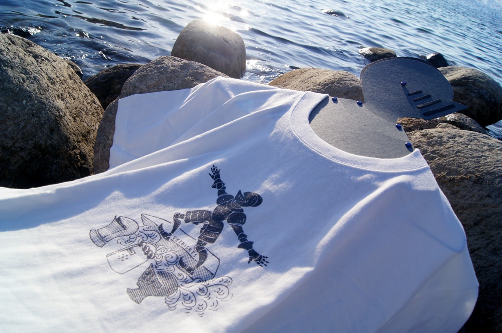 波乗り騎士Tシャツ