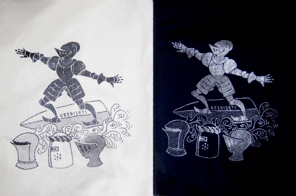 波乗り騎士Tシャツ