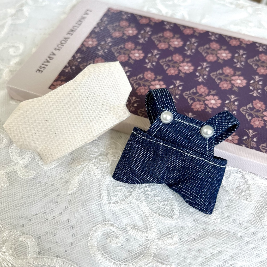 ちびぐるみサイズ デニムサロペットセット