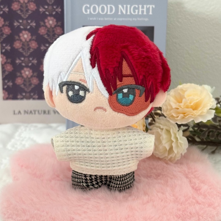 ぬいパル・ちびぐるみサイズ ぬい服 アイボリーニットセットアップ