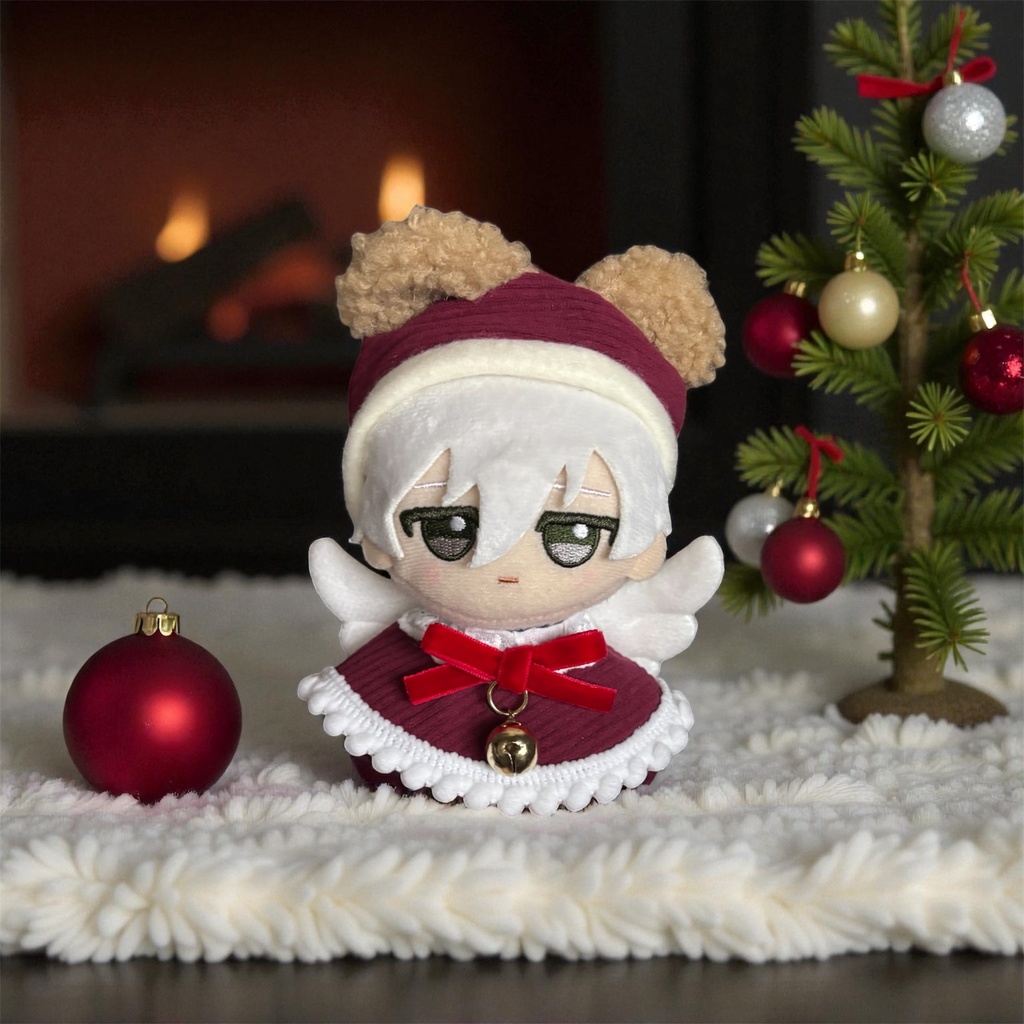 ୨♡୧クリスマスくまちゃん୨♡୧ちびぐるみ ぬいパルサイズ