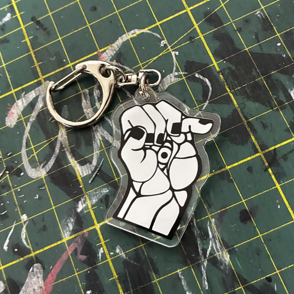 ASCEL めじるしテメエくん アクリルキーホルダー