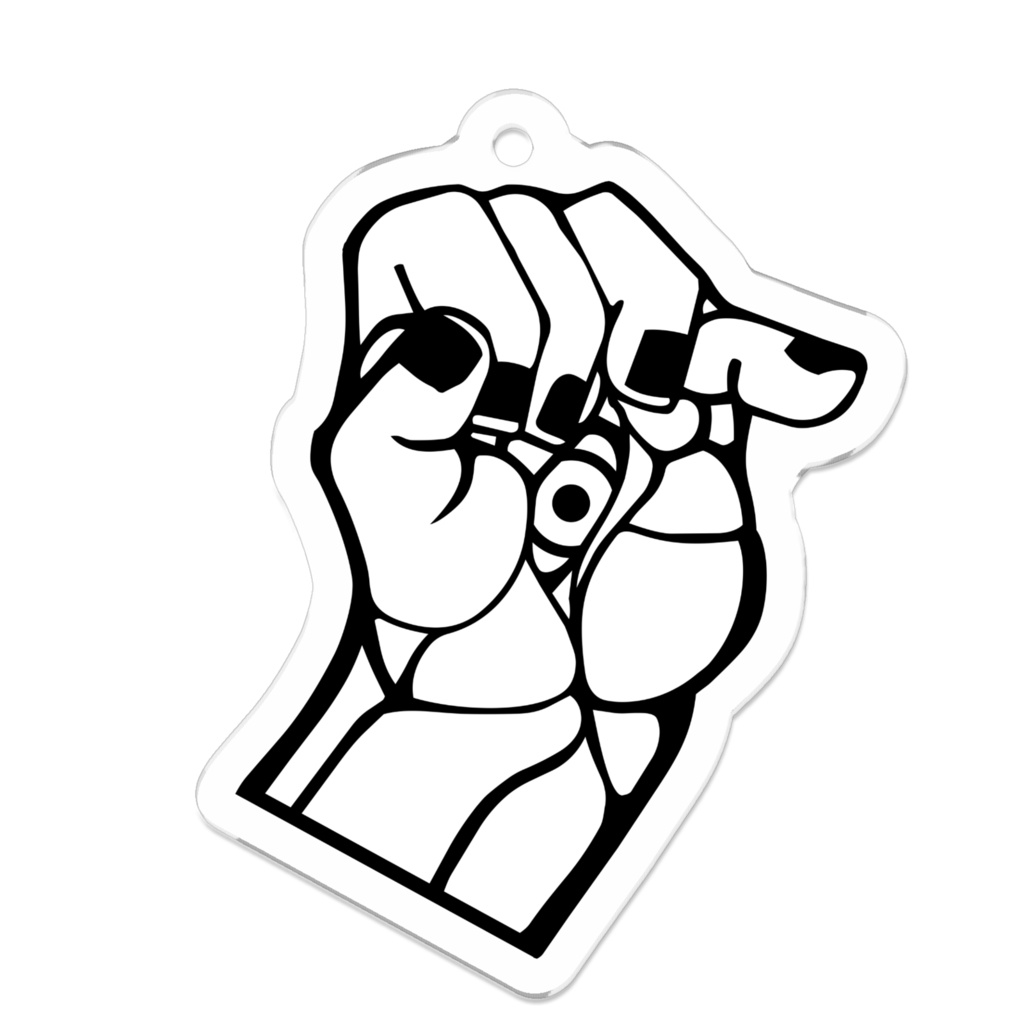 ASCEL めじるしテメエくん アクリルキーホルダー