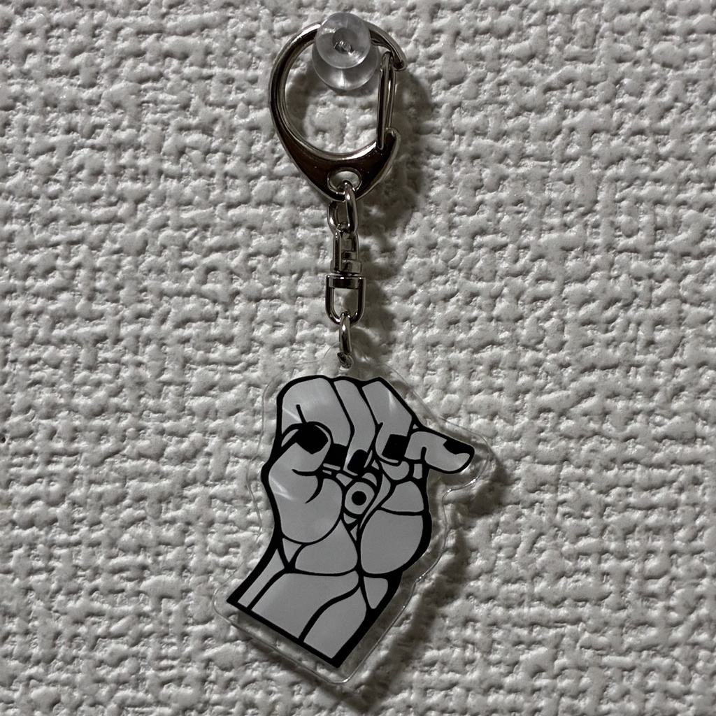 ASCEL めじるしテメエくん アクリルキーホルダー