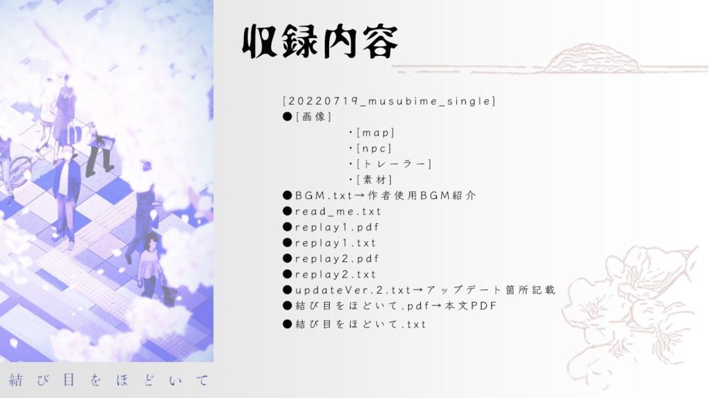 結び目をほどいて【クトゥルフ神話TRPG】SPLL:E108660