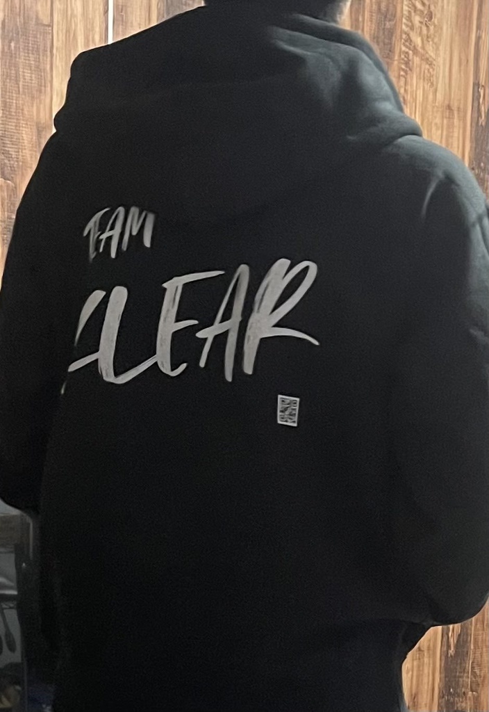 team KLEAR ジップアップパーカー