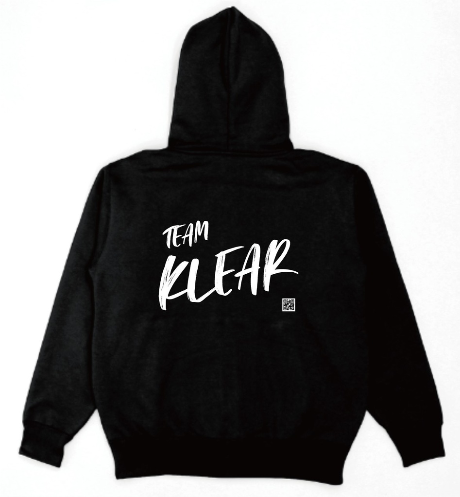 team KLEAR ジップアップパーカー