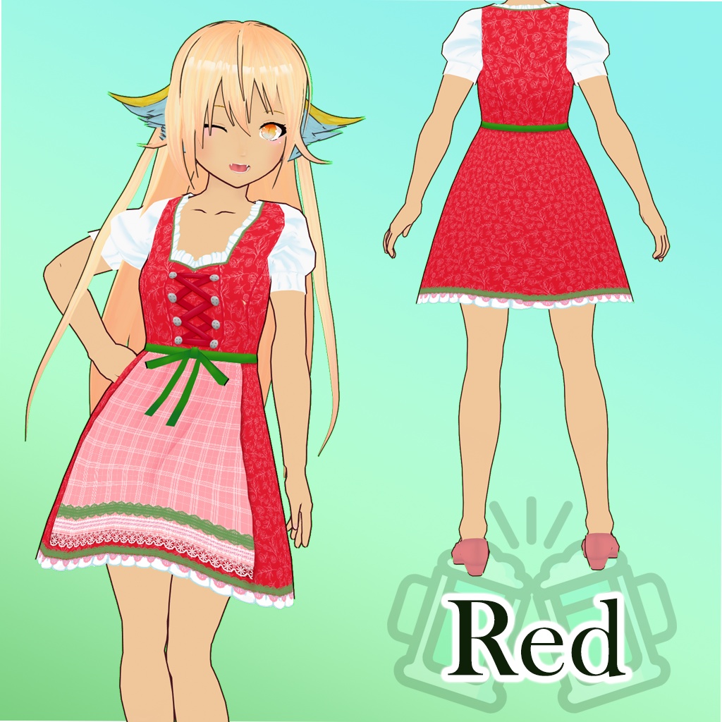 【VRoid】 Dirndl - Traditional German Dress