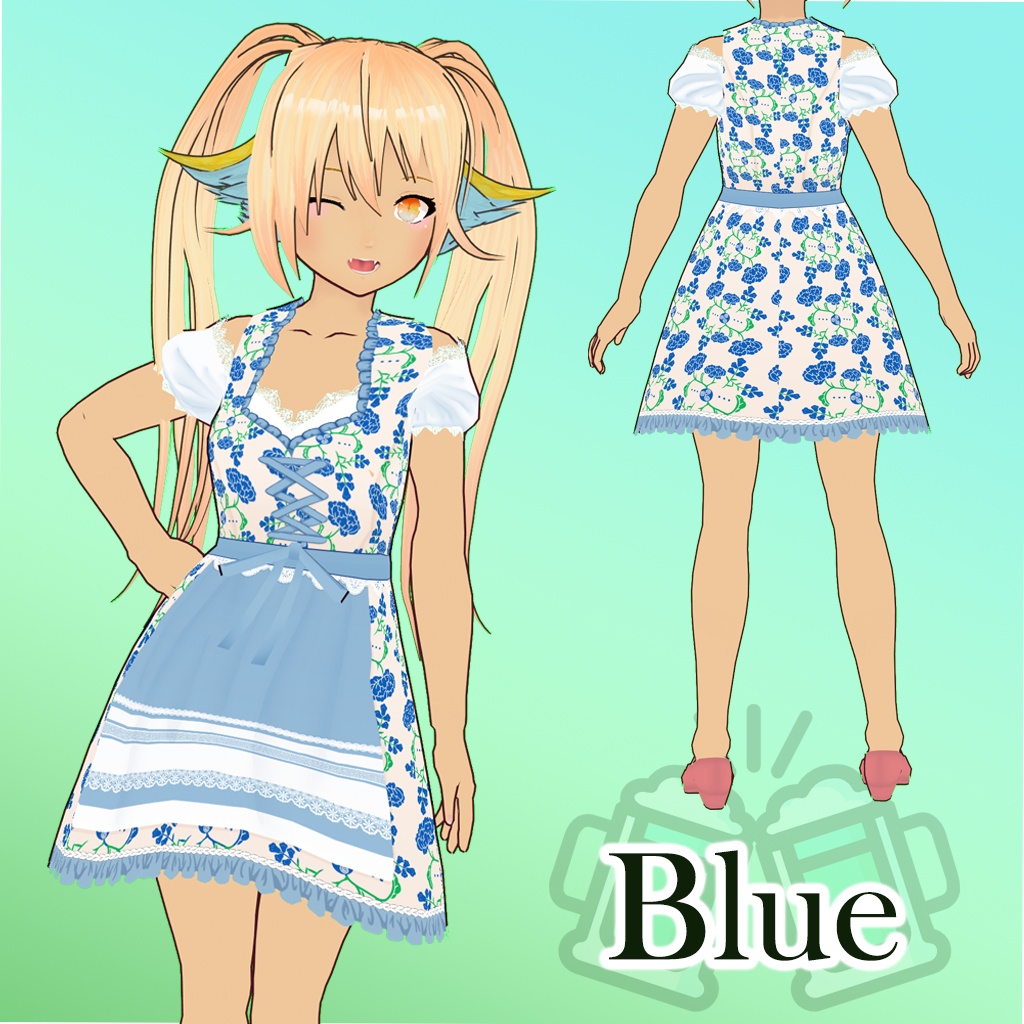 【VRoid】 Dirndl - Traditional German Dress