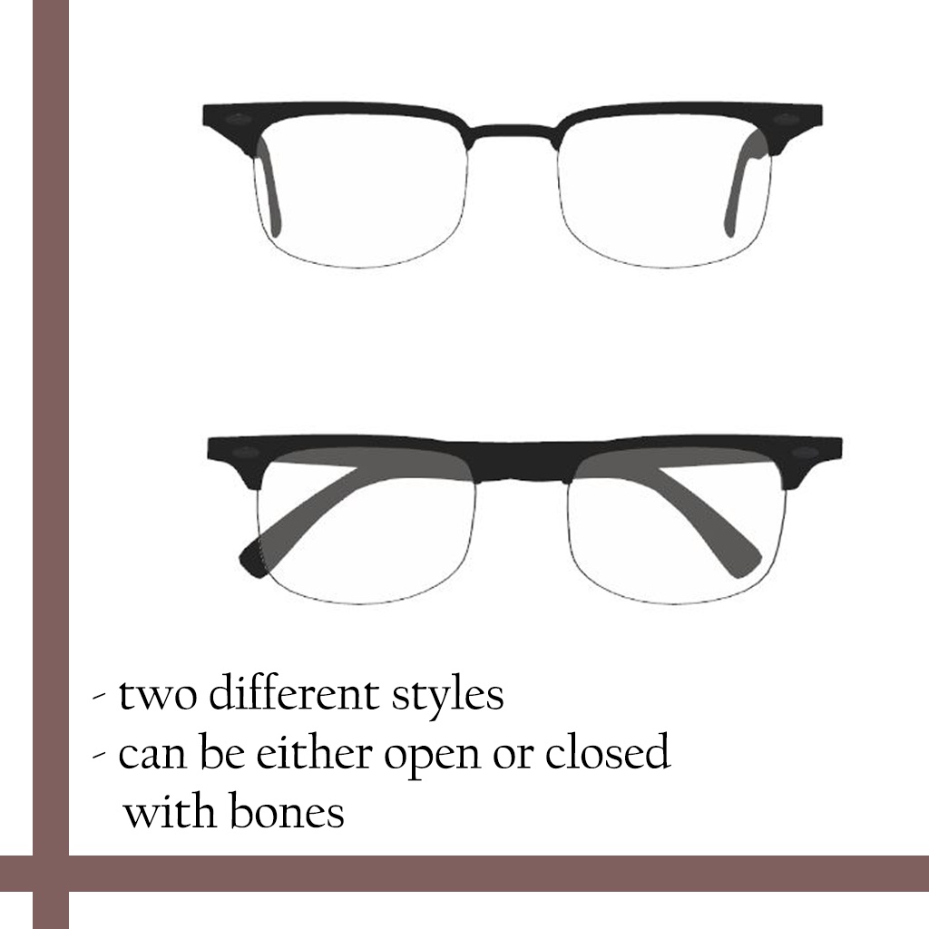 【VRChat】【ChilloutVR】Normal Glasses / 通常のメガネ