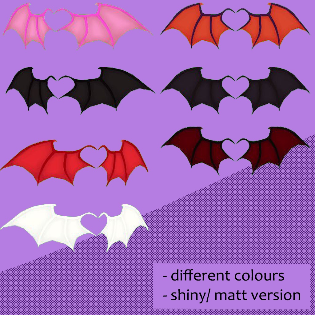 Demon Halloween Accessories (Wings, Tail, Horns) /鬼のハロウィンアクセサリー(翼、尻尾、角)