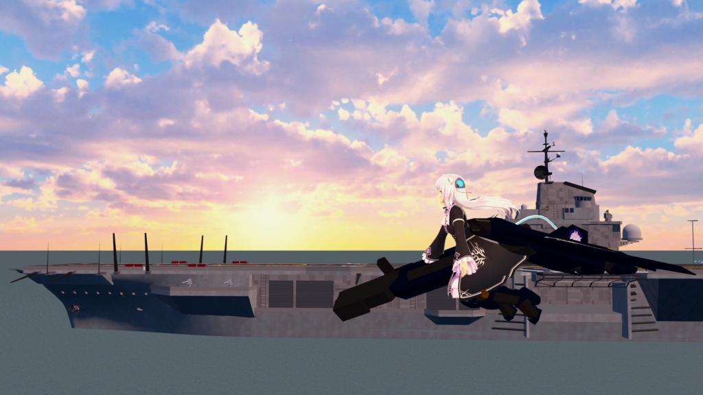 【量産型のらきゃっとぷらす用装備】試製飛行装備Albatrus &回転弾種切替型光束照射装置Lævateinn