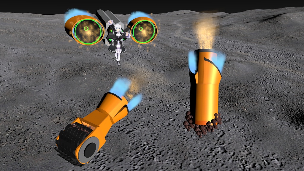 【量産型のらきゃっとぷらす用装備】資源回収用装備 workerBee