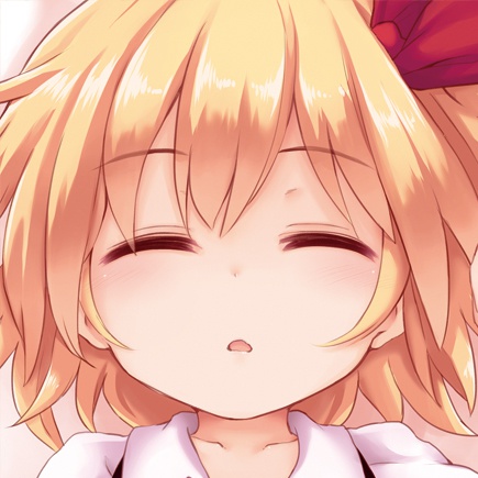 ルーミア添い寝抱き枕カバー