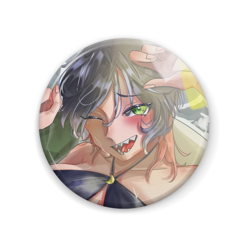 琉月あさは(水着)　缶バッジ57mm