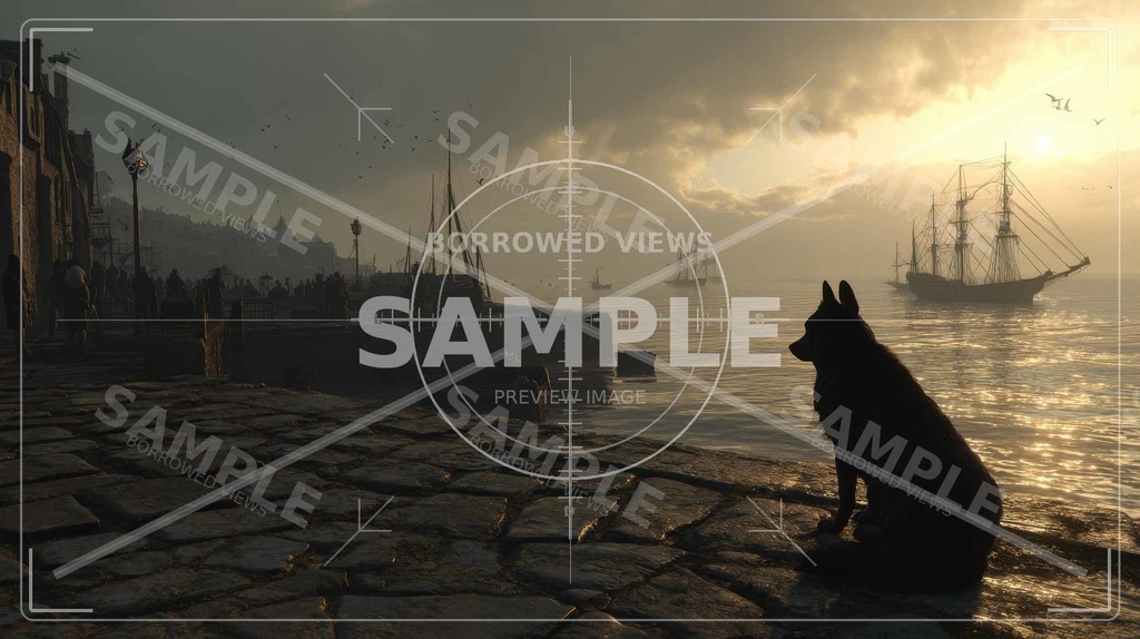 ある港湾都市の断片 — 城壁沿い・水際