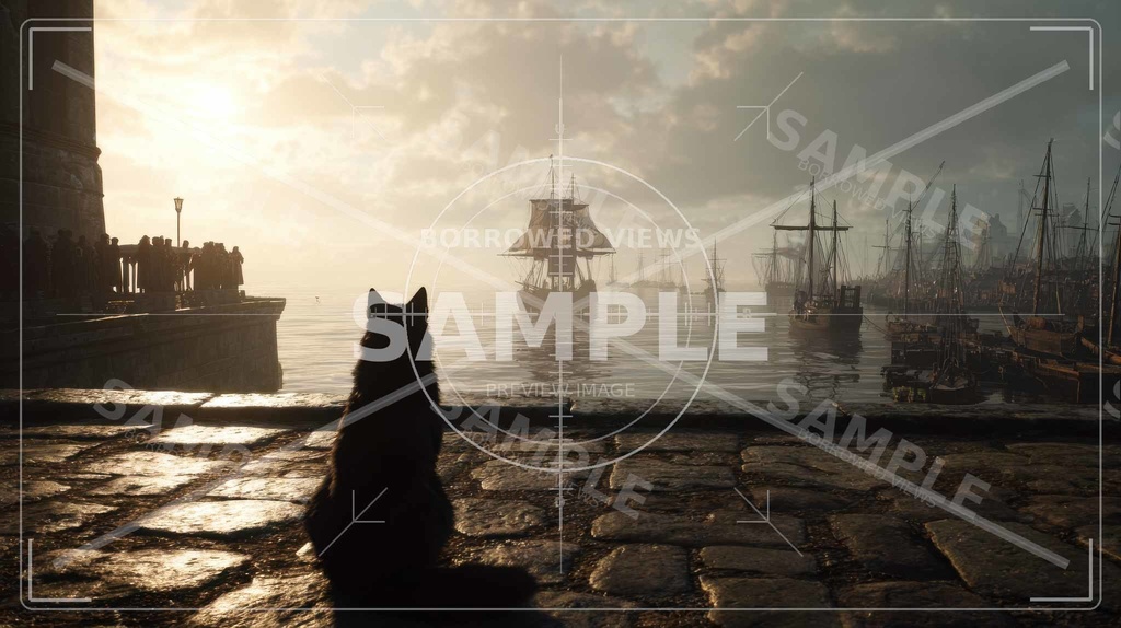 ある港湾都市の断片 — 城壁沿い・水際