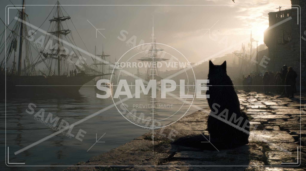 ある港湾都市の断片 — 城壁沿い・水際