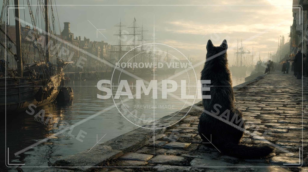 ある港湾都市の断片 — 城壁沿い・水際