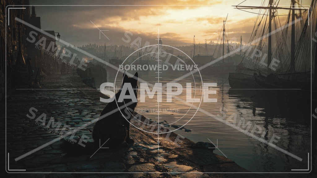 ある港湾都市の断片 — 城壁沿い・水際