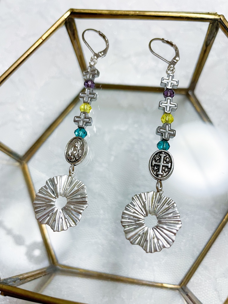 麻天狼イメージラインピアス