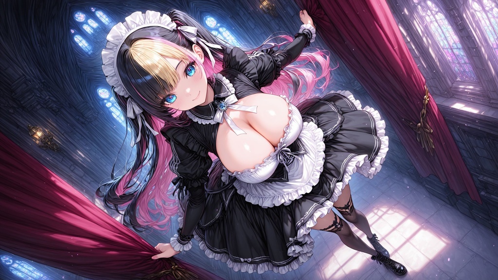 ゴシックメイド　壁紙サイズ