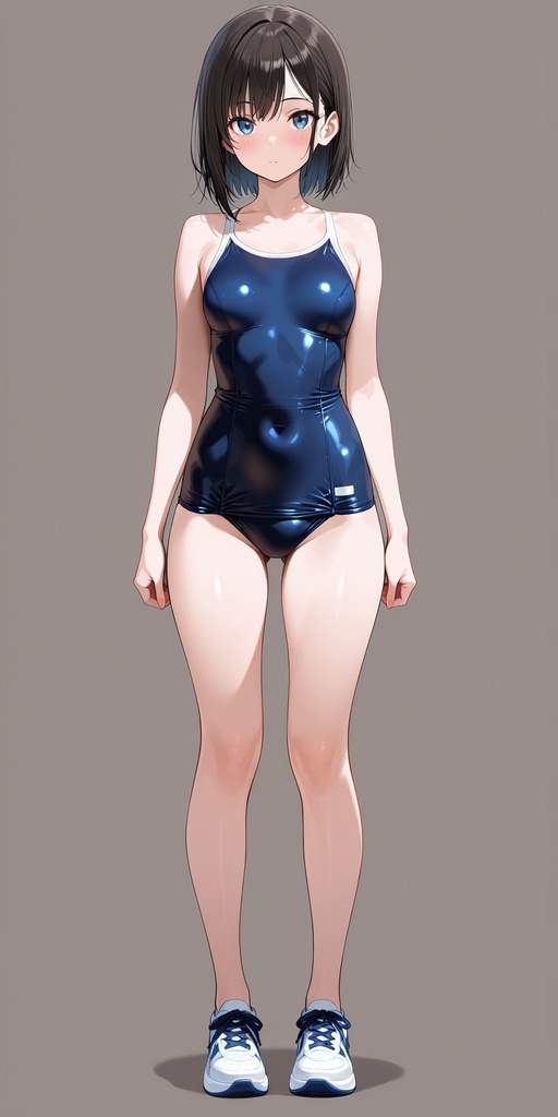 スク水 正面 立ち絵 vol.5