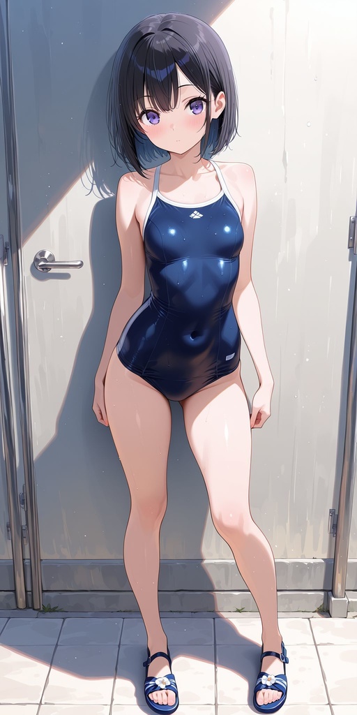 スク水 正面 立ち絵 vol.5