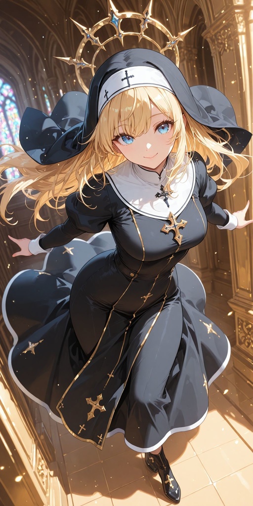 シスター　正面　立ち絵