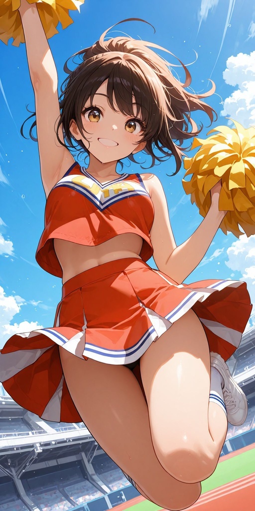 チアガール　正面