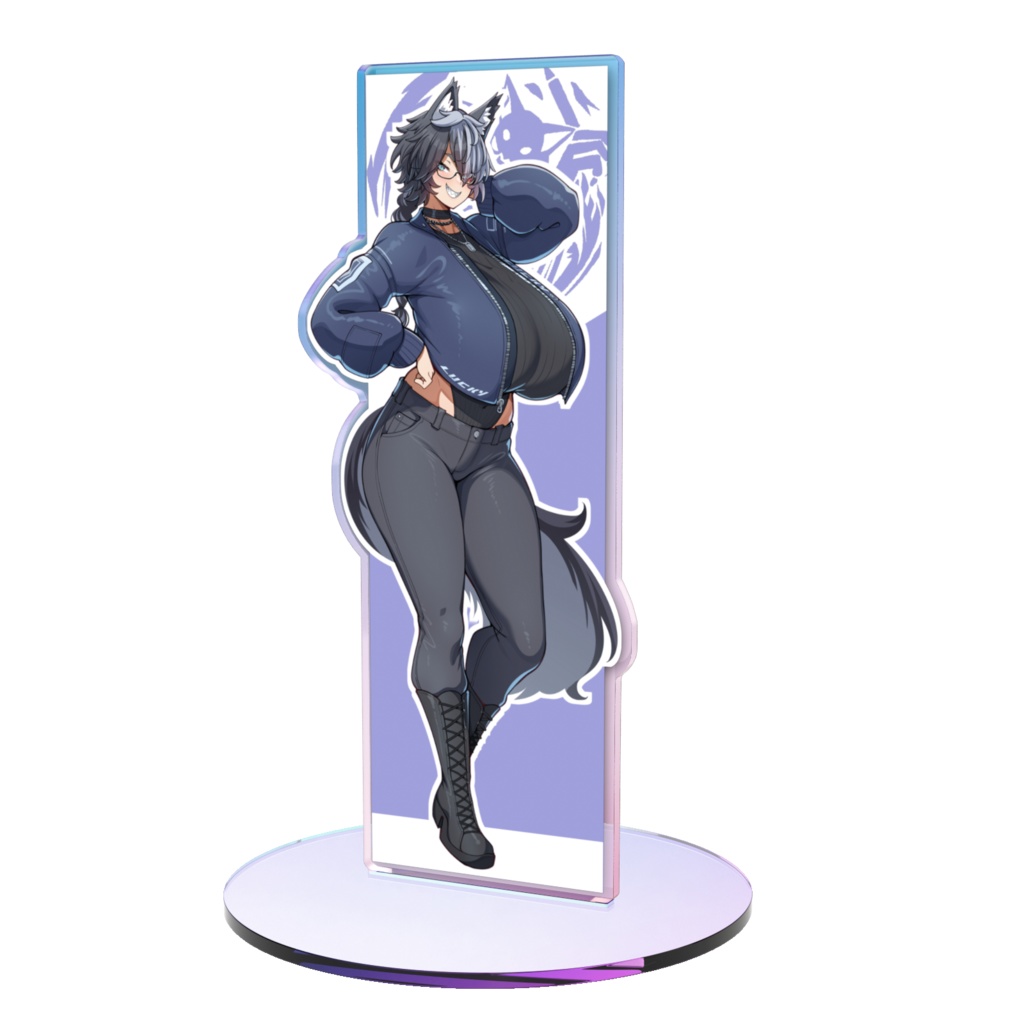 謎の狼お姉さん　BIGオーロラアクスタ