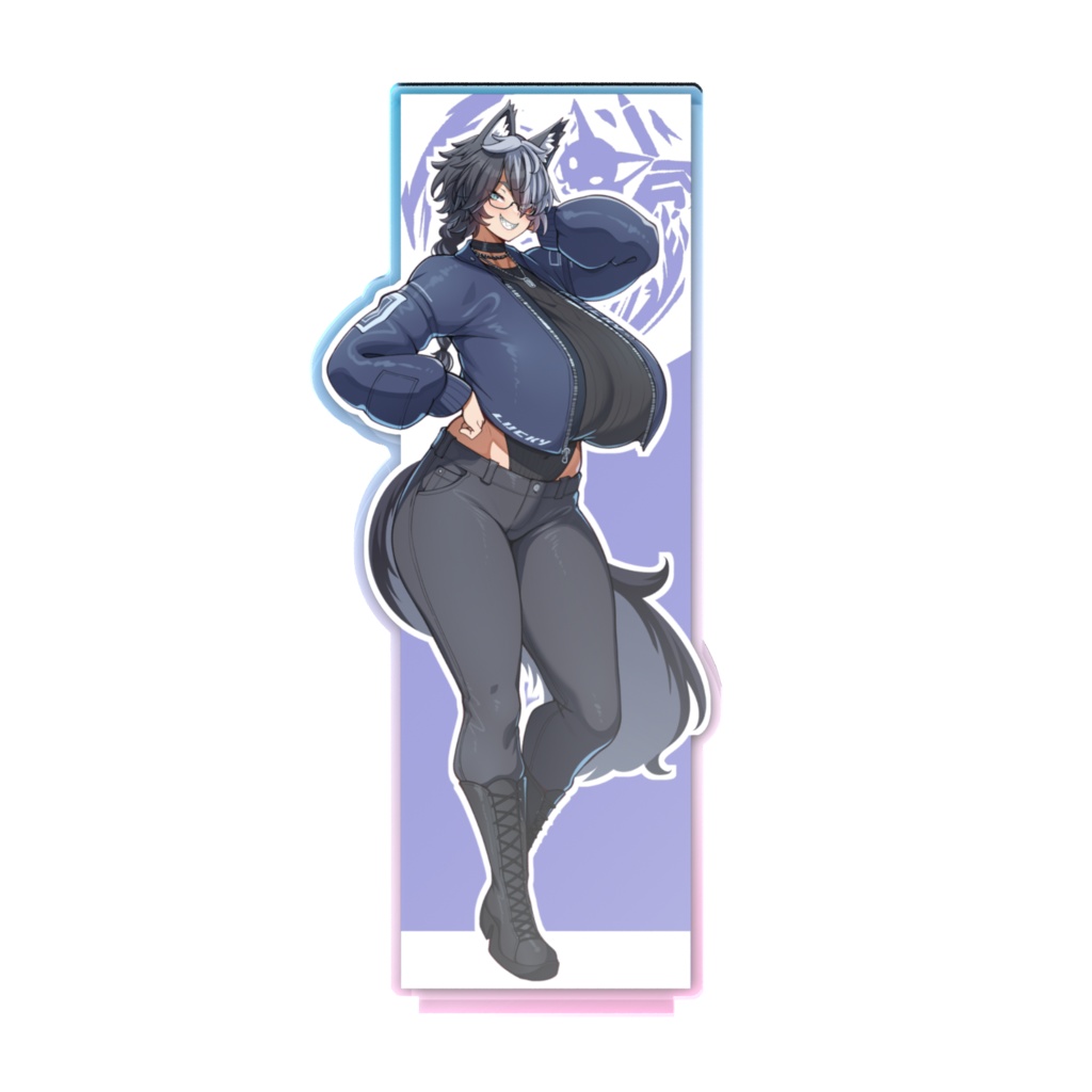 謎の狼お姉さん BIGオーロラアクスタ