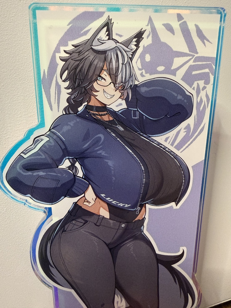 謎の狼お姉さん BIGオーロラアクスタ