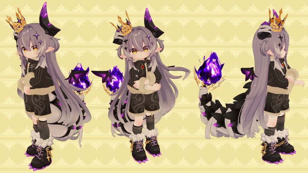 【邪龍メルヴィ対応】&【アウルカ専用】MIG Akzent Wind フワフワパーカーとフワモコパンツ