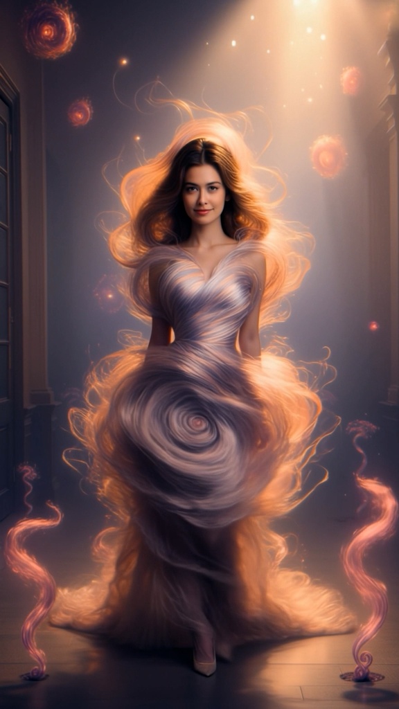 [ASMR / BGM用 映像素材]Tornade Dress video