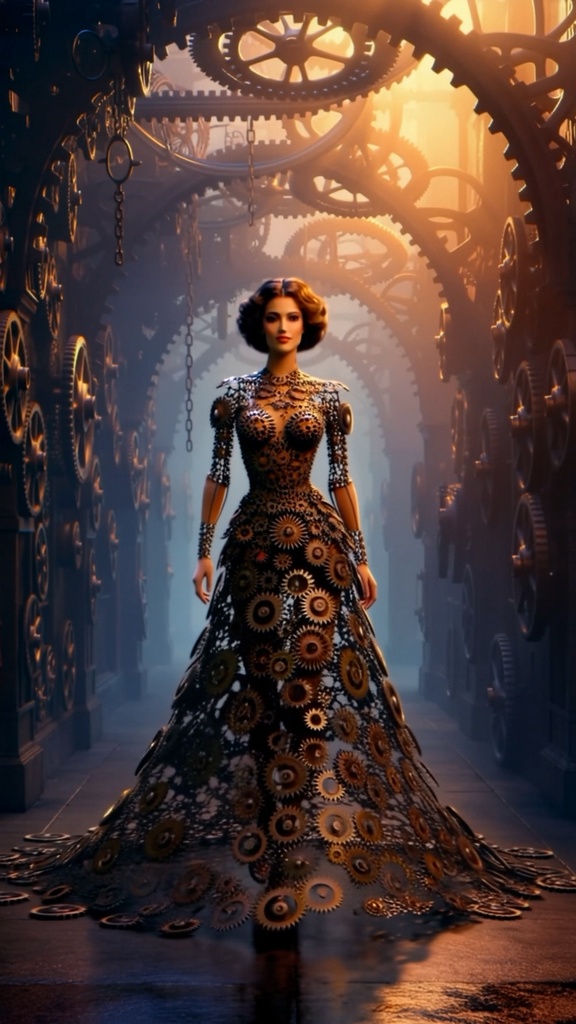 [ASMR / BGM用 映像素材]Gear Dress video