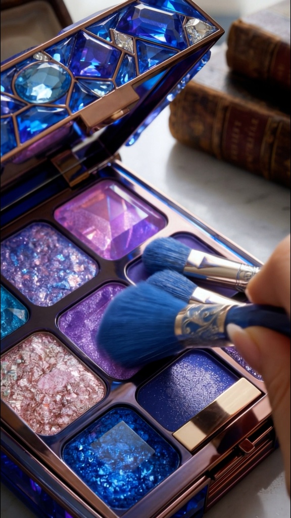 【ASMR / BGM用 映像素材 Special Set】 Gemstone Cosmetic Loop Video|宝石コスメ 無音映像