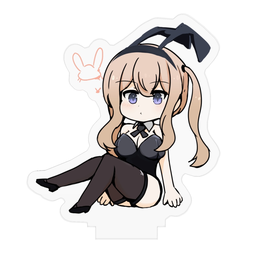 艦娘バニーSD_グラーフ・ツェッペリン_アクリルフィギュア