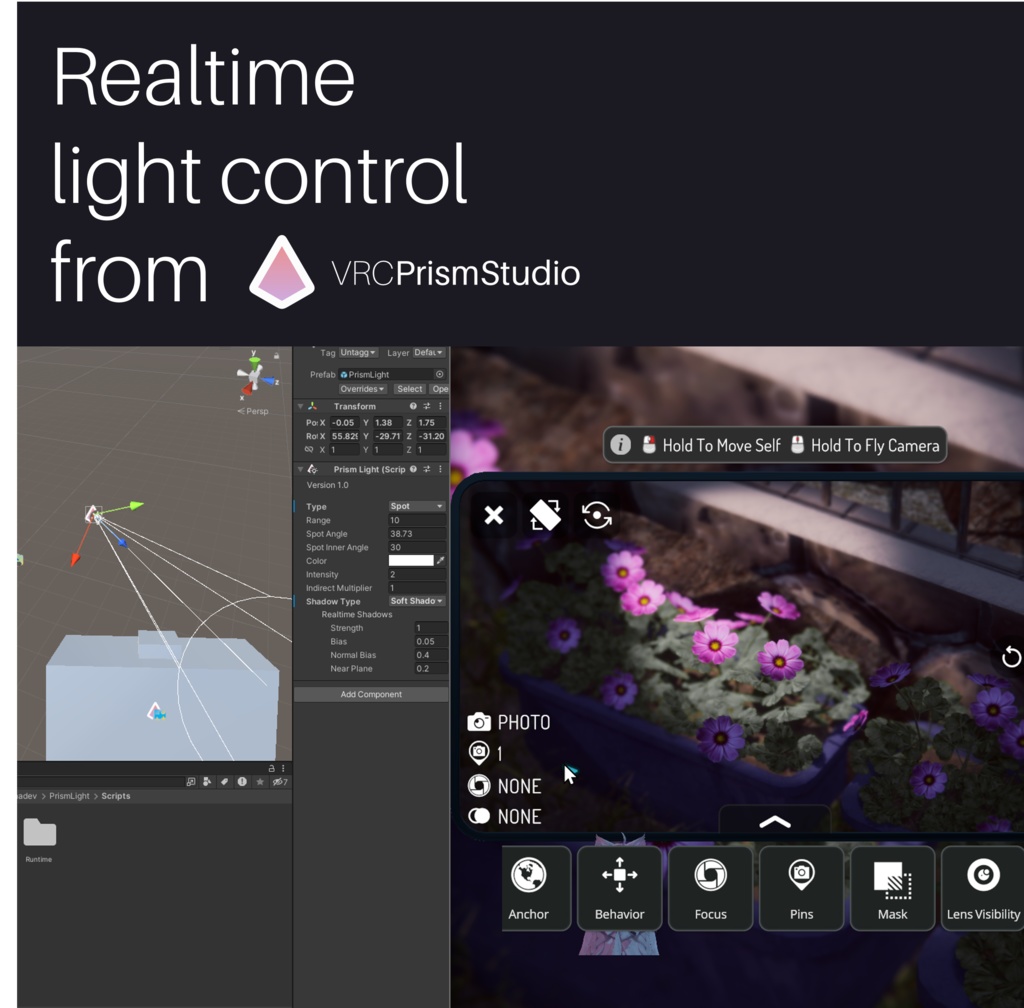 PrismLight v1.0 (Module for VRCPrismStudio)