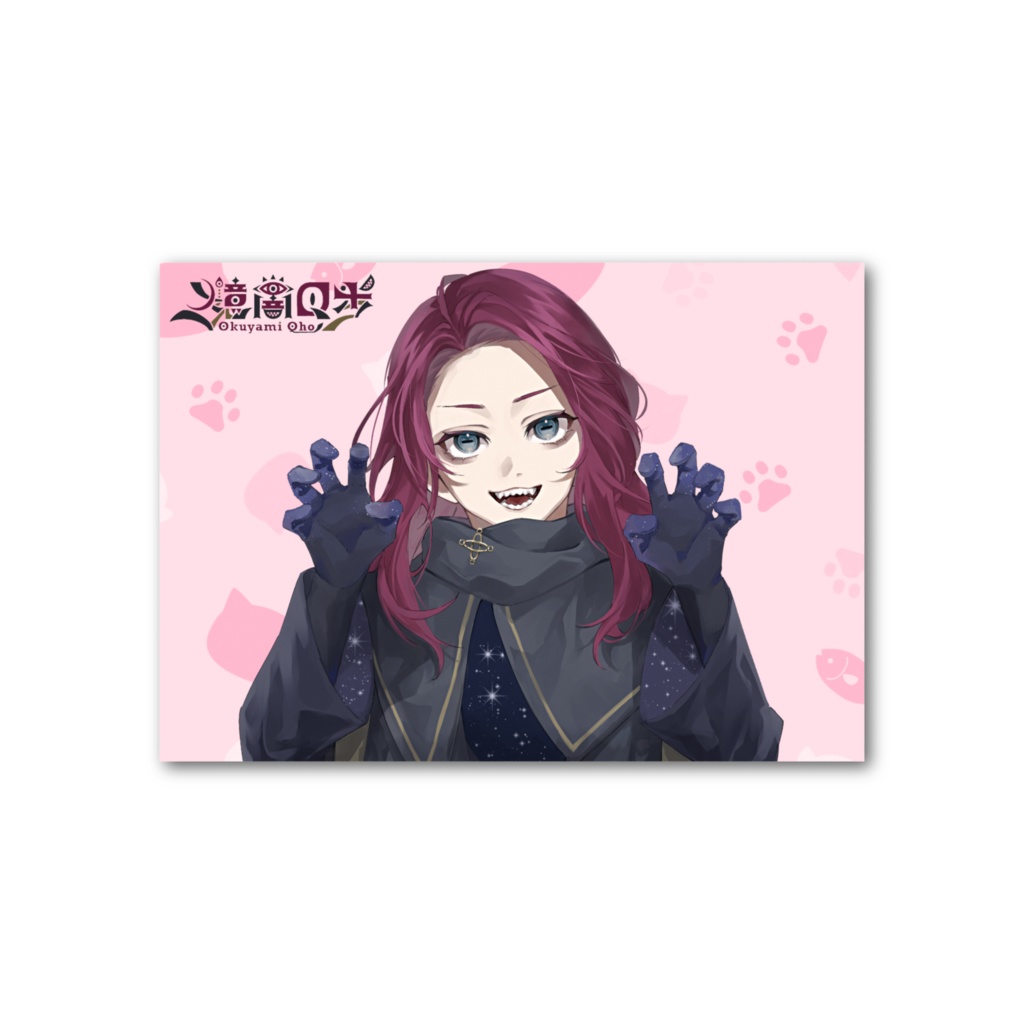 がおーポーズフォト風カード【両面】