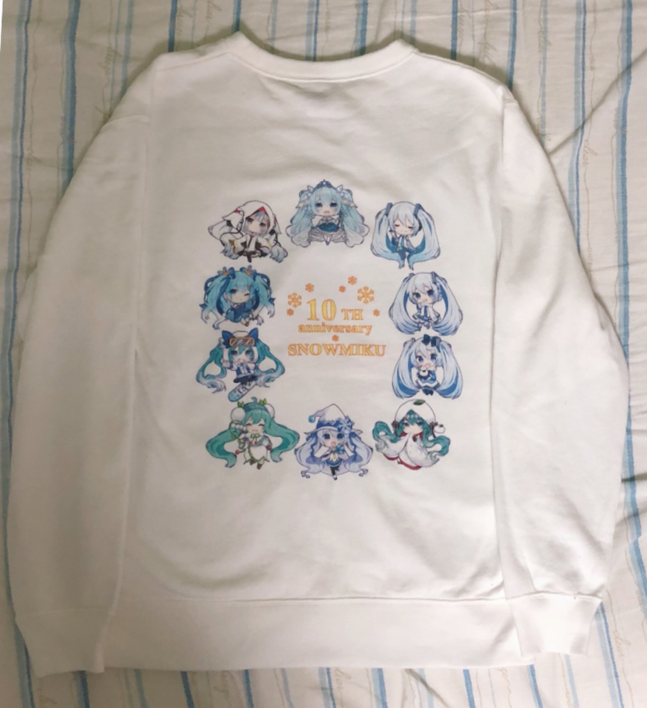 スウェット-雪ミク10TH anniversary ver-