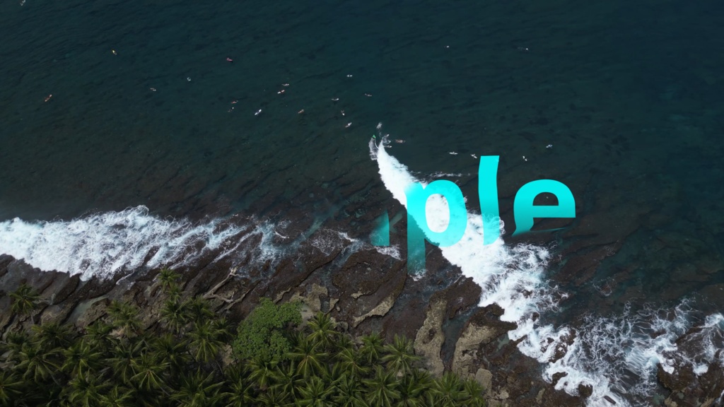 【DaVinci Resolveテンプレート】波紋とともにテキストが現れるエフェクト