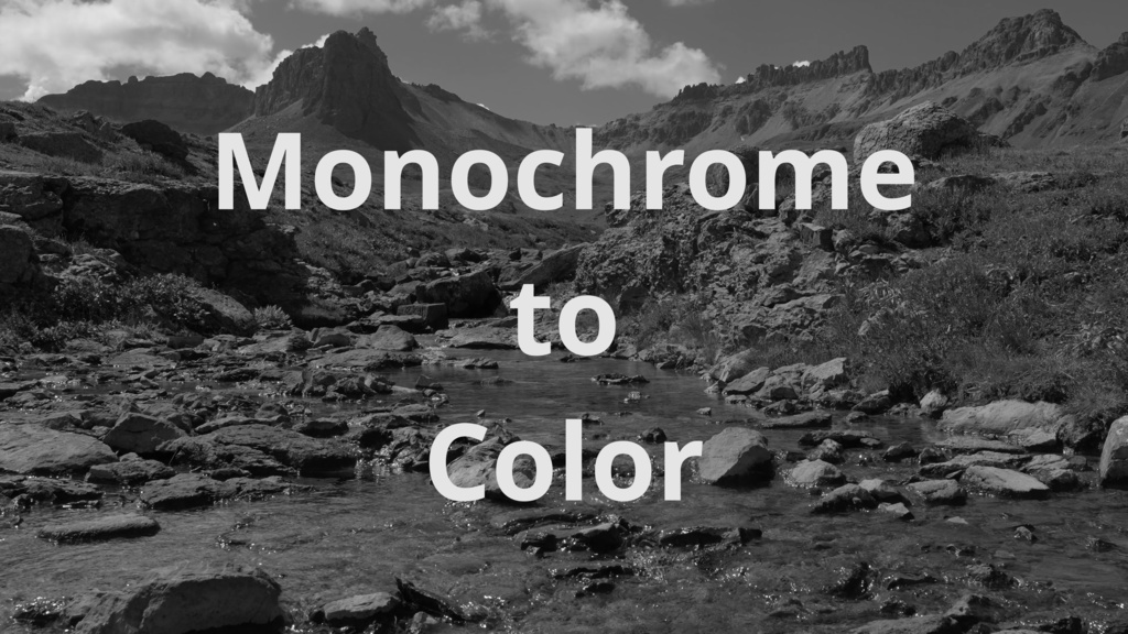 【DaVinci Resolveテンプレート】モノクロから色彩が広がる波紋エフェクト