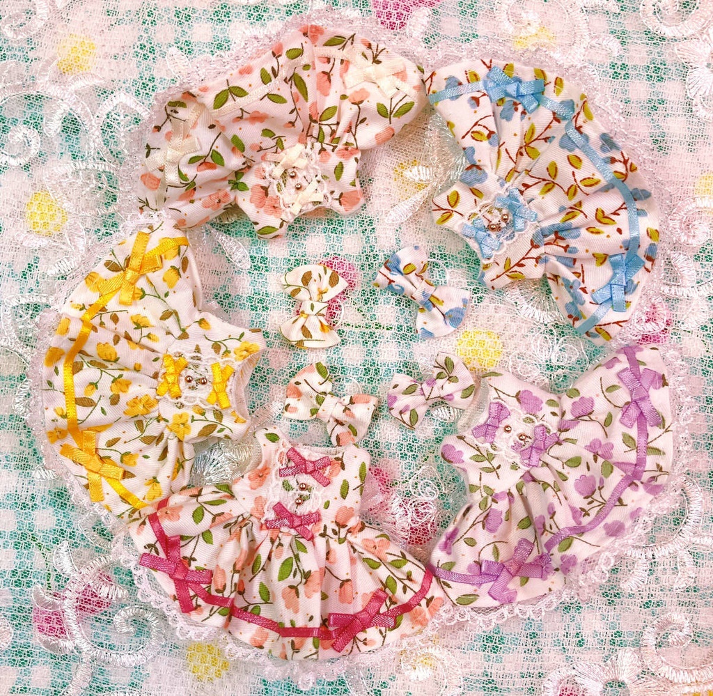 花柄ふわふわワンピース🌼